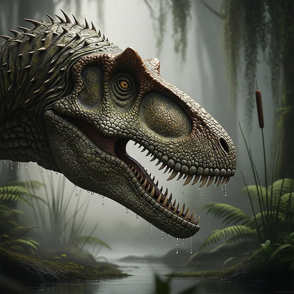 Gebiss des Carcharodontosaurus